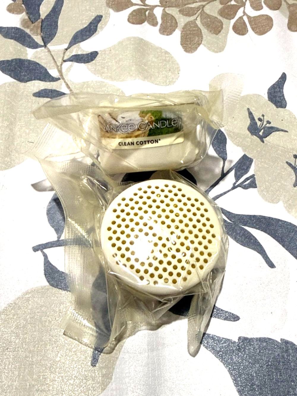 Yankee Candle Clean Cotton wax melt air freshener-2 pack